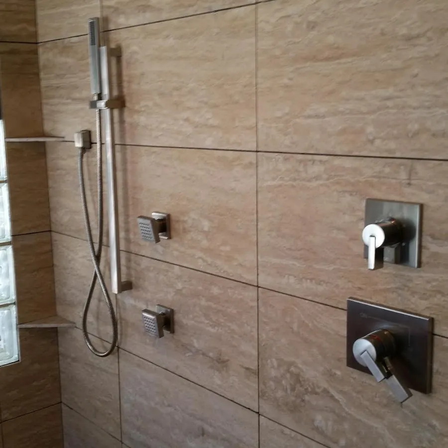 Shower fixture installation for Water Heater Replacement in Grimes